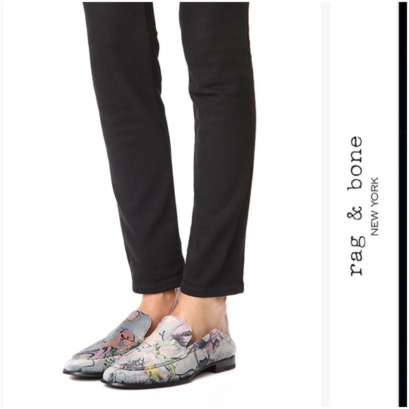 rag & bone Shoes - Beautiful Floral Velvet Rag & Bone Loafers
